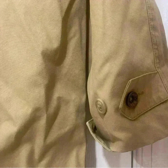 Vintage Old Navy Khaki Trench Coat Size M - Picture 7 of 10